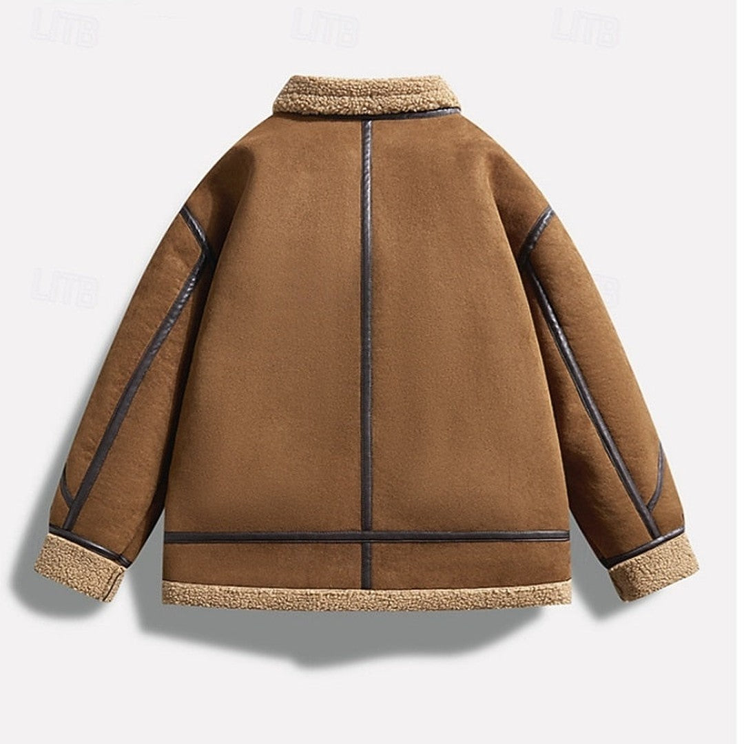 Men’s Classic Boxy Aviator Zip Jacket
