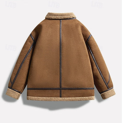 Men’s Classic Boxy Aviator Zip Jacket