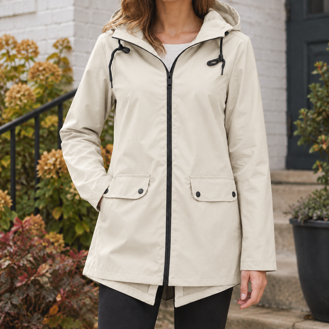 Women’s Lightweight Hooded Fishtail Jacket