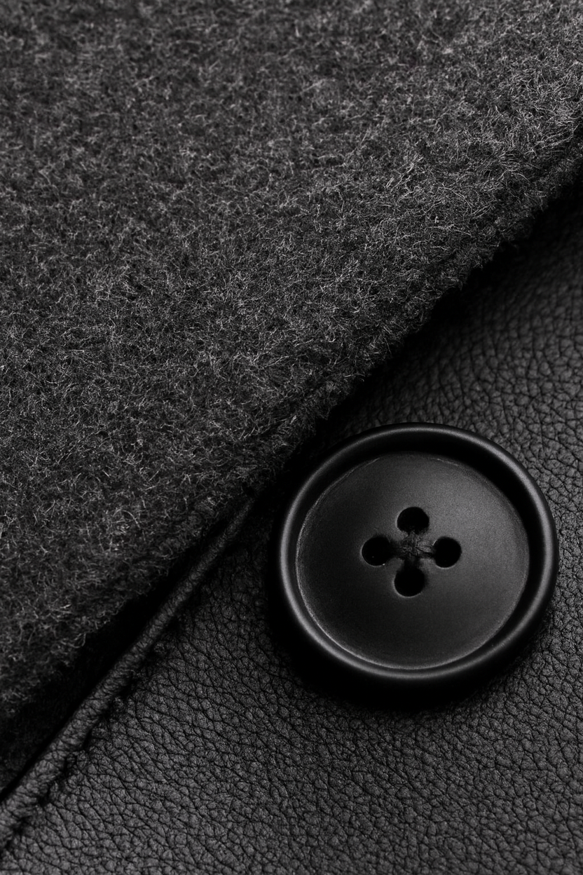 Men’s Smooth Mid-Length Tailored Jacket