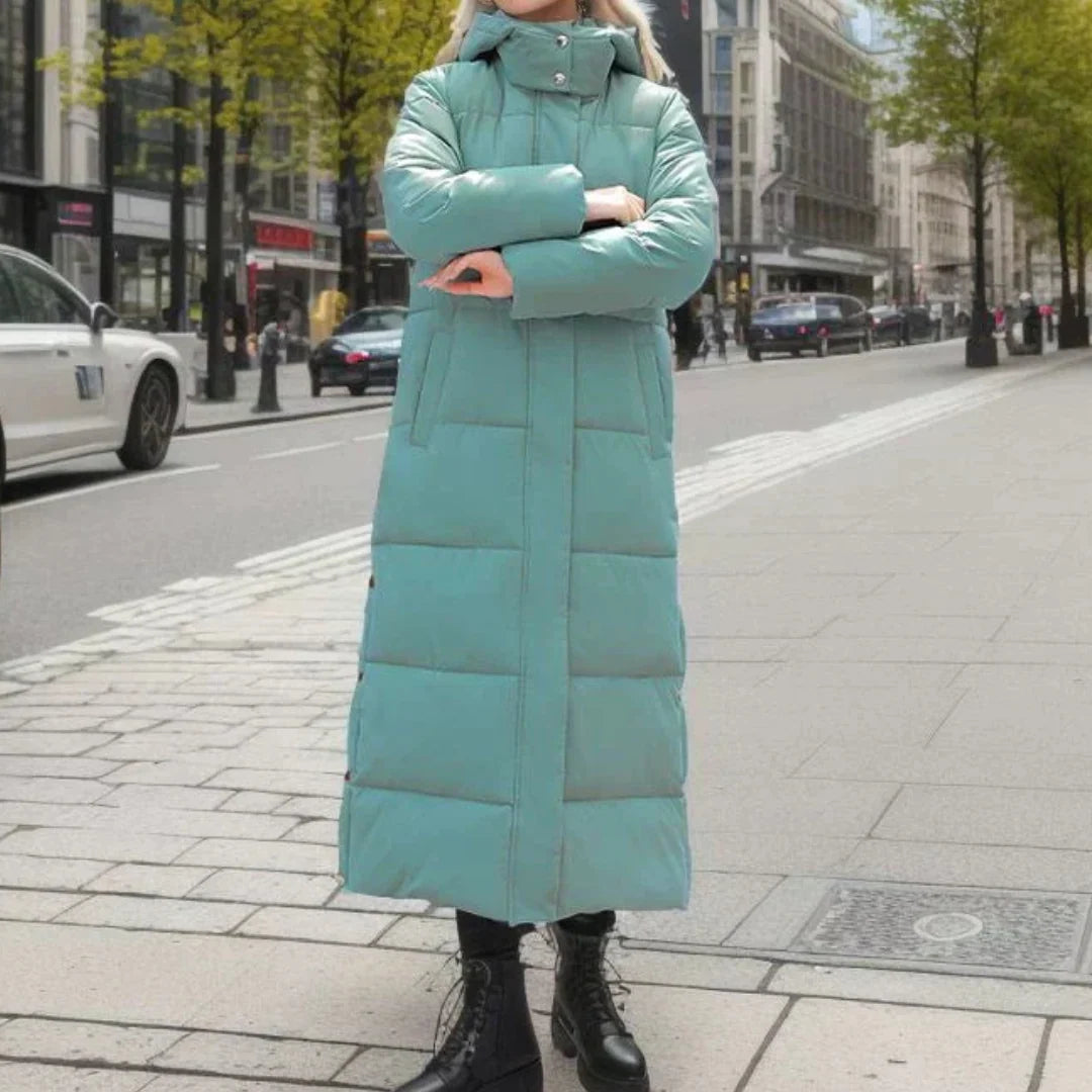 Women's Tailored Wool-Blend Winter Coat with Refined Silhouette