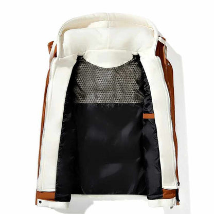 Men’s Lightweight Quilted Hooded Windbreaker Gilet