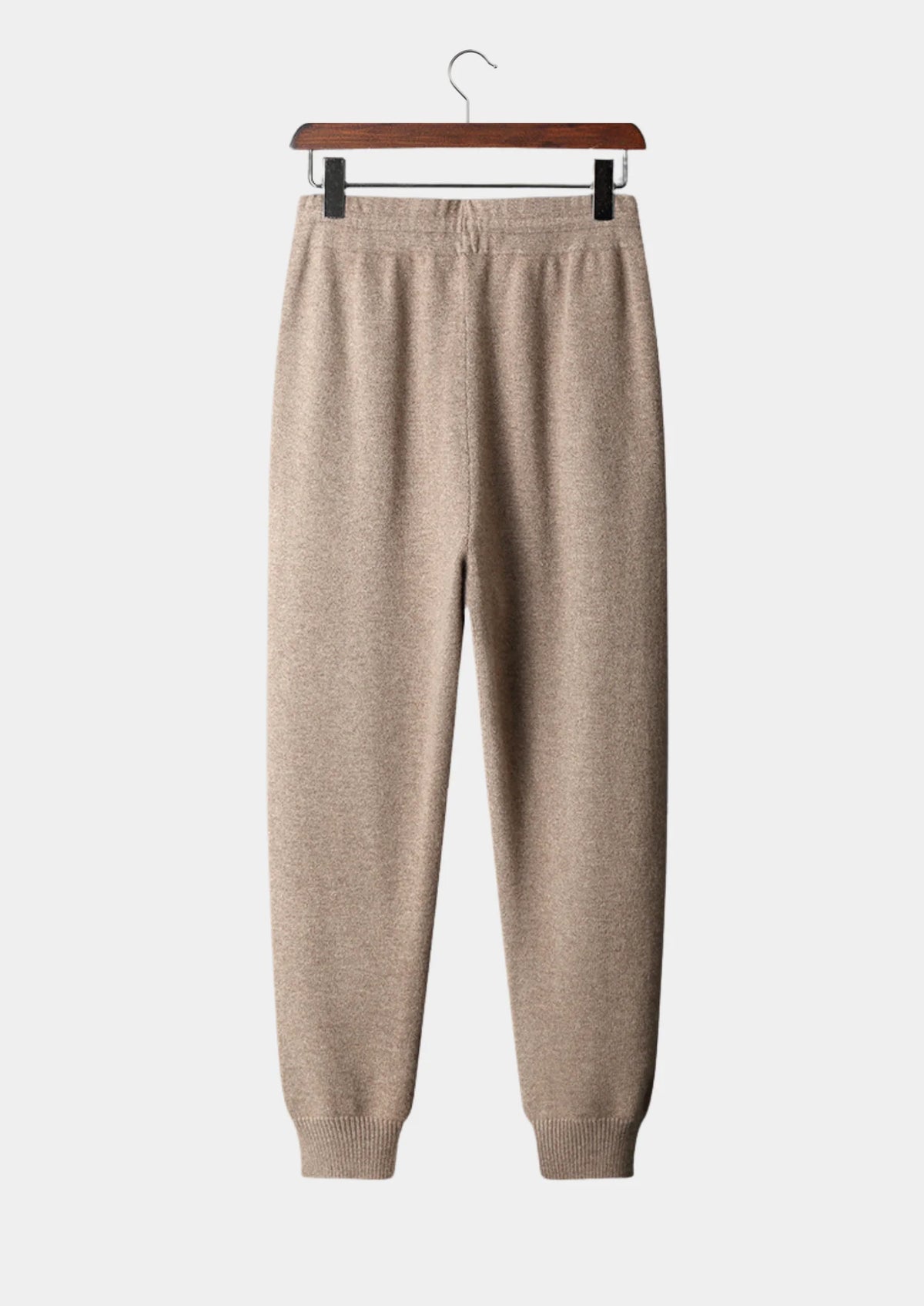 Men’s Merino Wool Tapered Joggers with Drawstring Waist