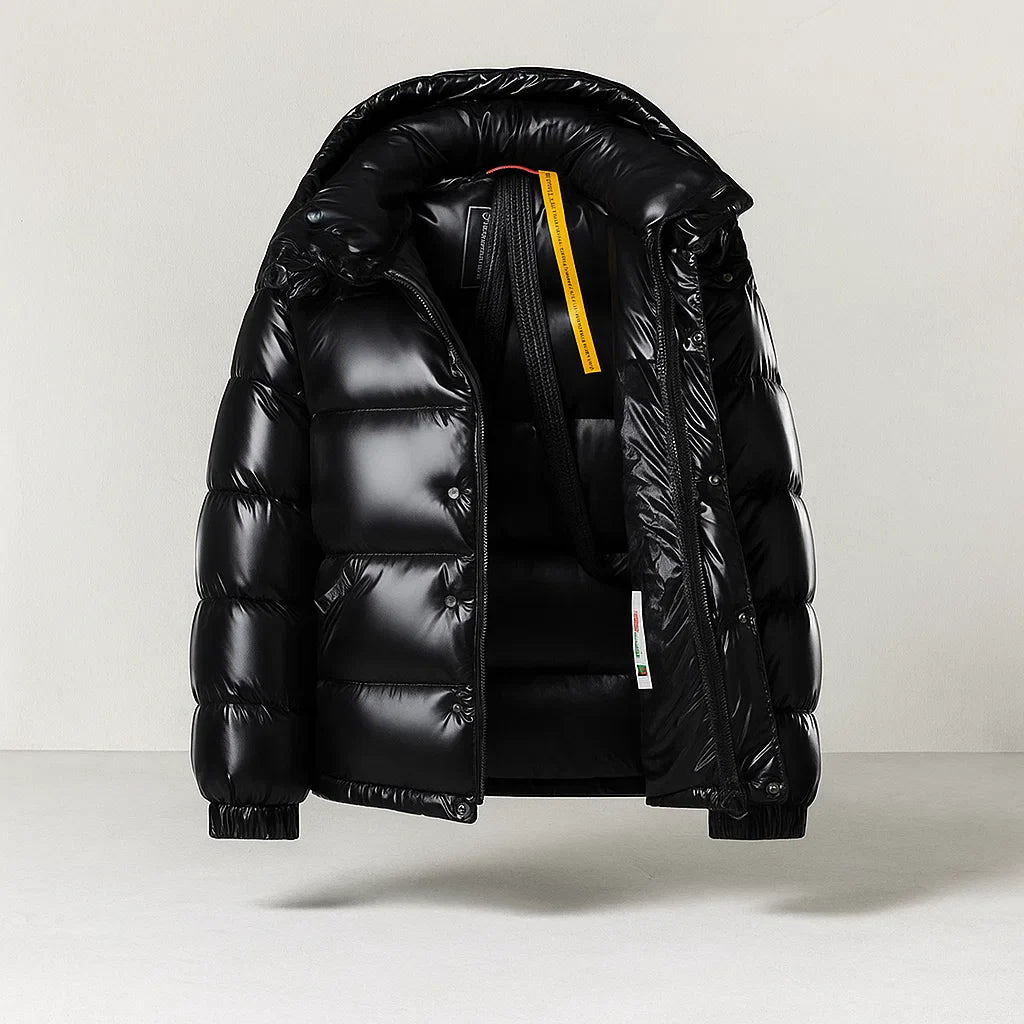 Men's Insulated Full-Zip Winter Puffer Jacket