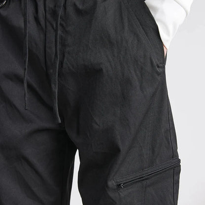 Men’s Lightweight Tapered Utility Trousers with Side Pockets