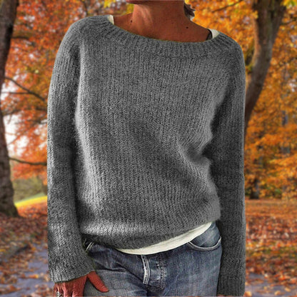 Women’s Soft Merino Wool Relaxed Fit Winter Knit Sweater