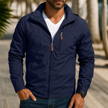 Men’s Wind-Resistant Water-Repellent Stand-Collar Jacket