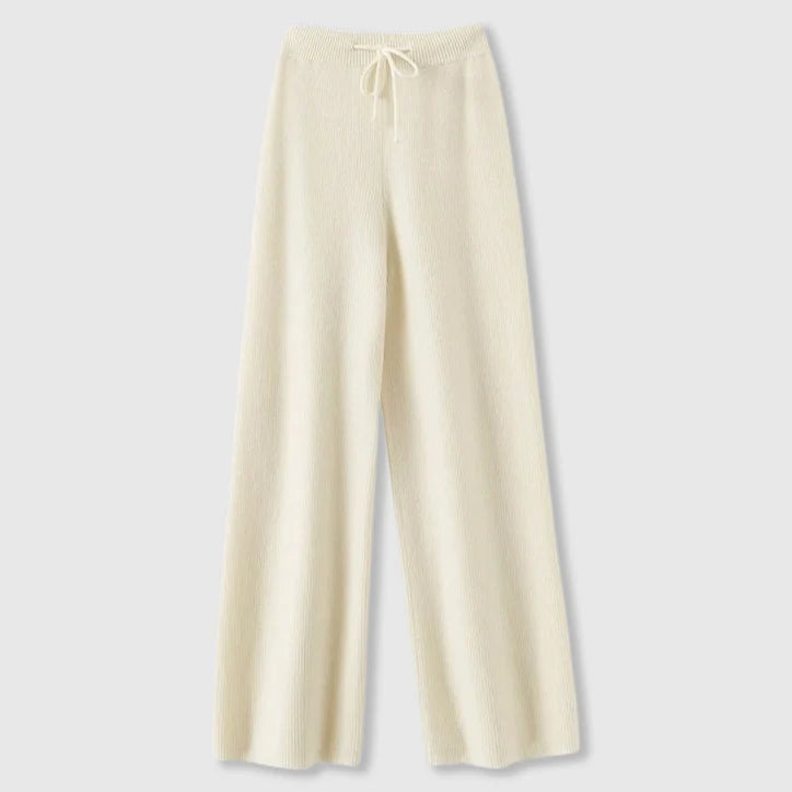 Women’s Cashmere-Blend Wide-Leg Lounge Trousers