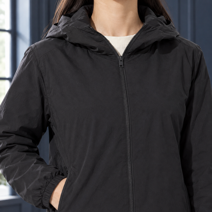 Women’s Lightweight Duck Down Hooded Puffer Jacket