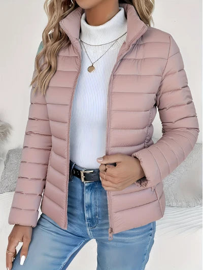 Women’s Tailored Quilted Jacket with Water-Repellent Finish