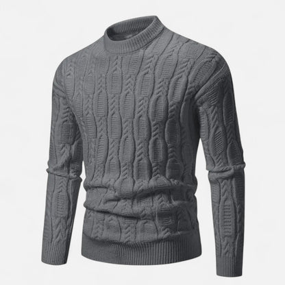 Men’s Soft Knit Relaxed Crew Neck Pullover