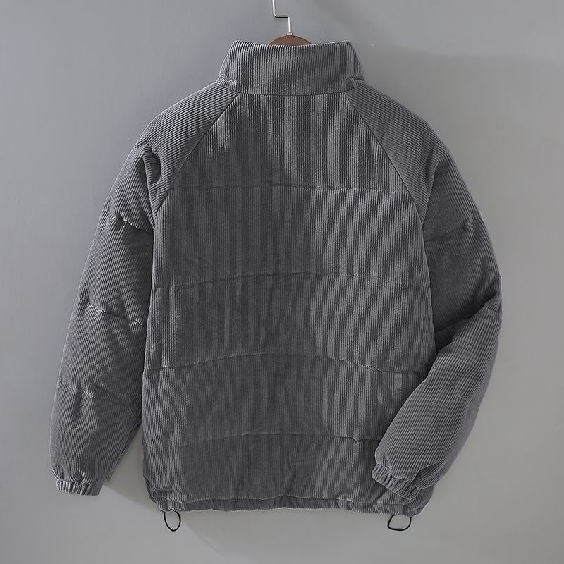 Men's Textured Corduroy Insulated Comfort Jacket