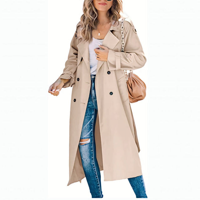 Women’s Longline Transitional Trench Coat