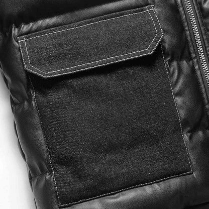 Men’s Reinforced Quilted Utility Puffer Jacket