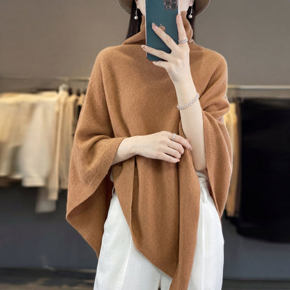 Women’s 100% Merino Wool Shawl Collar Pullover