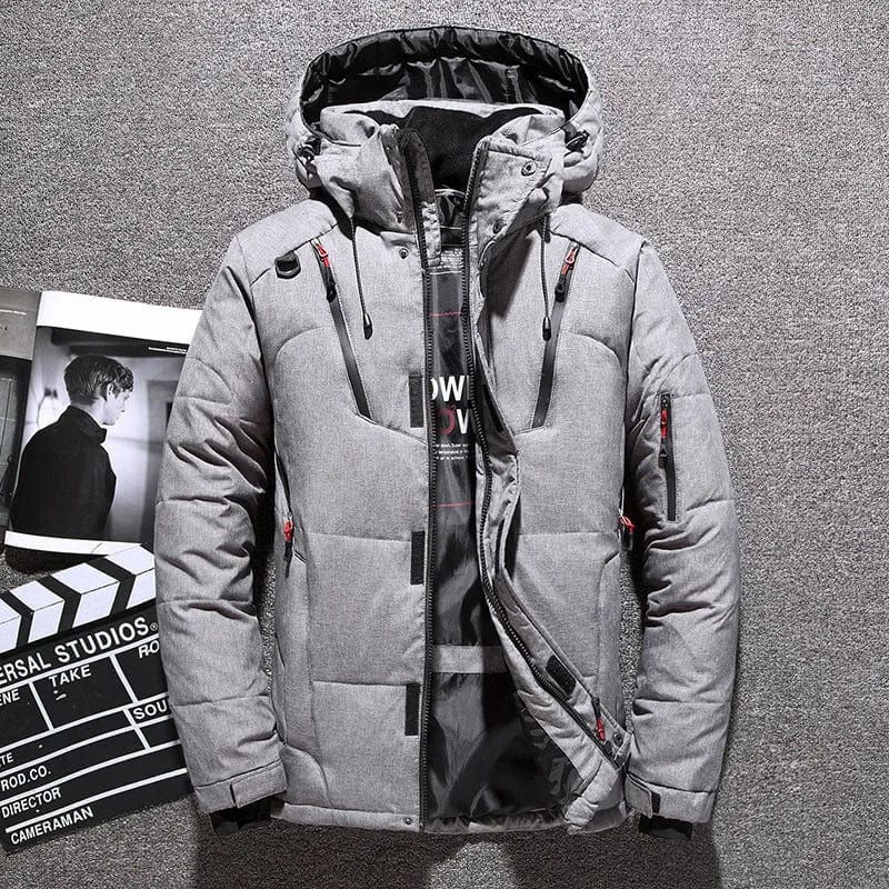 Men's Premium Down-Filled Hooded Winter Jacket