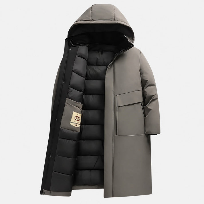 Men’s Longline Hooded Winter Parka