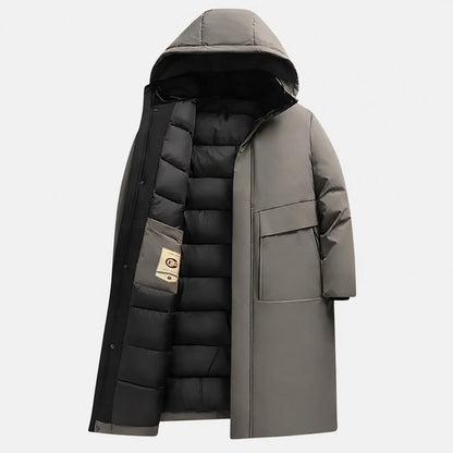 Men’s Longline Hooded Winter Parka