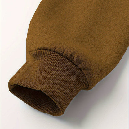 Men’s Plush-Lined Stretch Hooded Winter Jacket