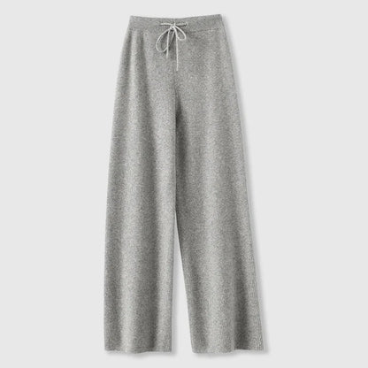 Women’s Cashmere-Blend Wide-Leg Lounge Trousers
