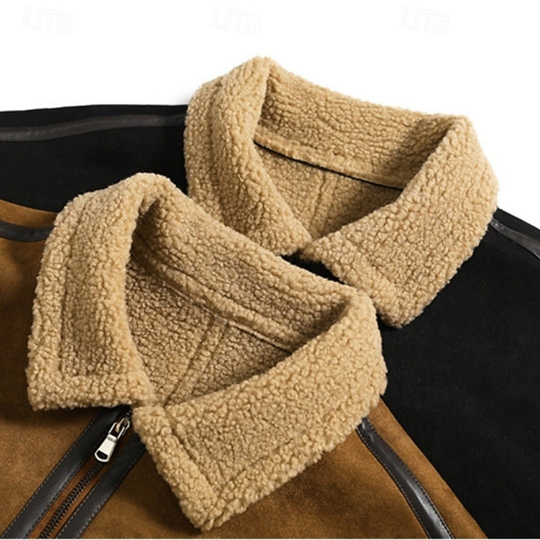 Men’s Classic Boxy Aviator Zip Jacket