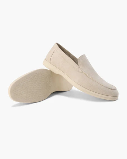 Men’s Soft Suede-Style Slip-On Loafers with Lightweight Sole
