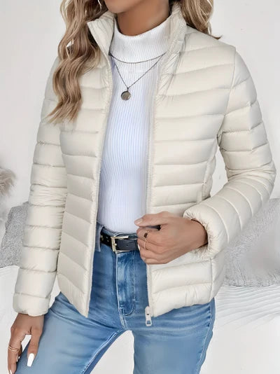 Women’s Tailored Quilted Jacket with Water-Repellent Finish