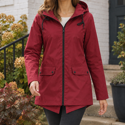 Women’s Lightweight Hooded Fishtail Jacket