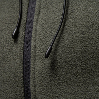 Men's Hooded Full-Zip Fleece Top