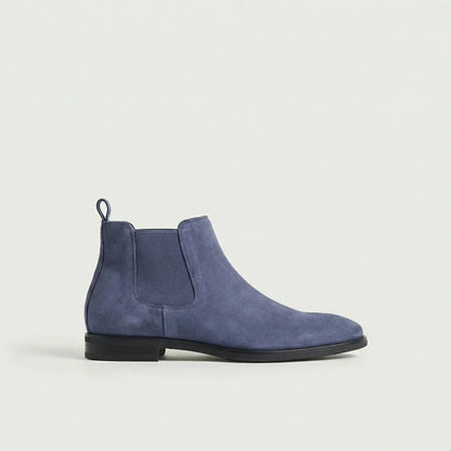 Men’s Smooth Leather Chelsea Boots with Cushioned Lining