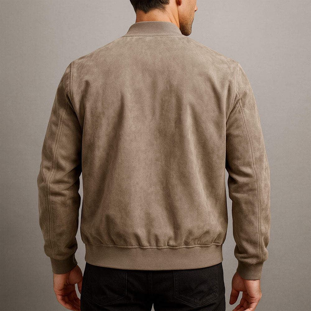 Men’s Relaxed Suede Urban Jacket
