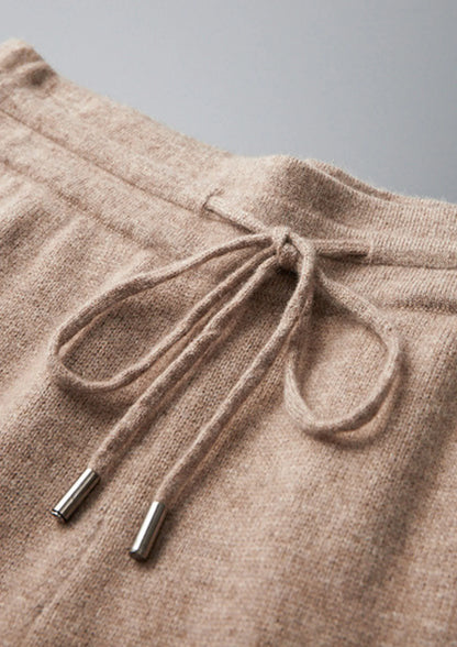 Men’s Merino Wool Tapered Joggers with Drawstring Waist