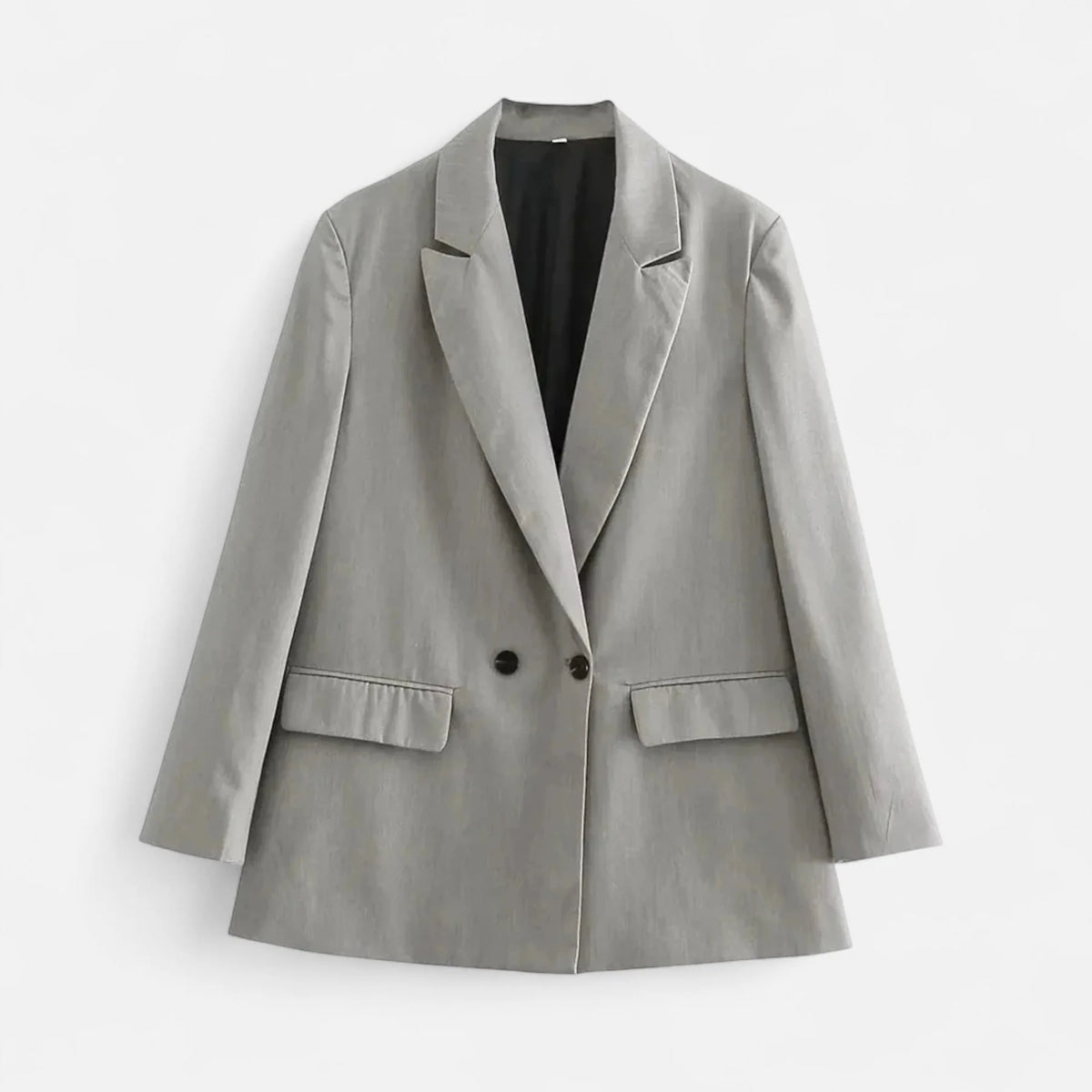 Women’s Relaxed Double-Breasted Blazer with Timeless Tailored Style