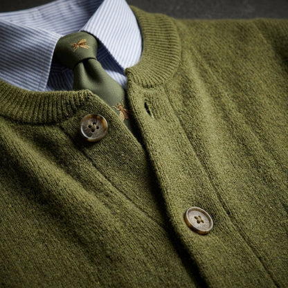 Men’s Essential Knit Button-Up Everyday Cardigan