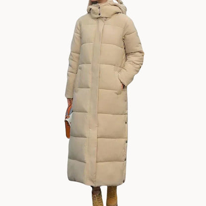Women's Tailored Wool-Blend Winter Coat with Refined Silhouette