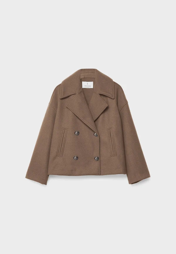 Women’s Lightweight Double-Breasted Short Jacket for Summer