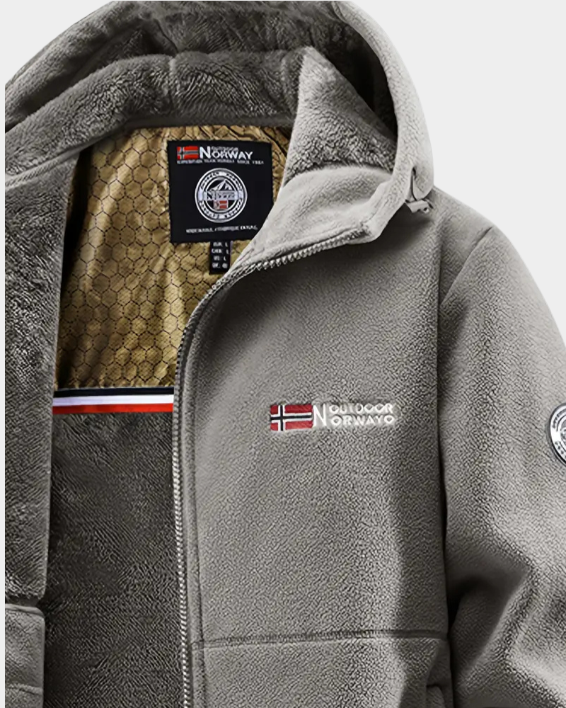 Men’s Deep-Pile Fleece Full-Zip Jacket