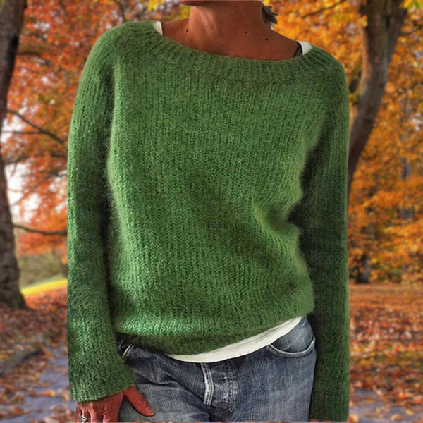 Women’s Soft Merino Wool Relaxed Fit Winter Knit Sweater