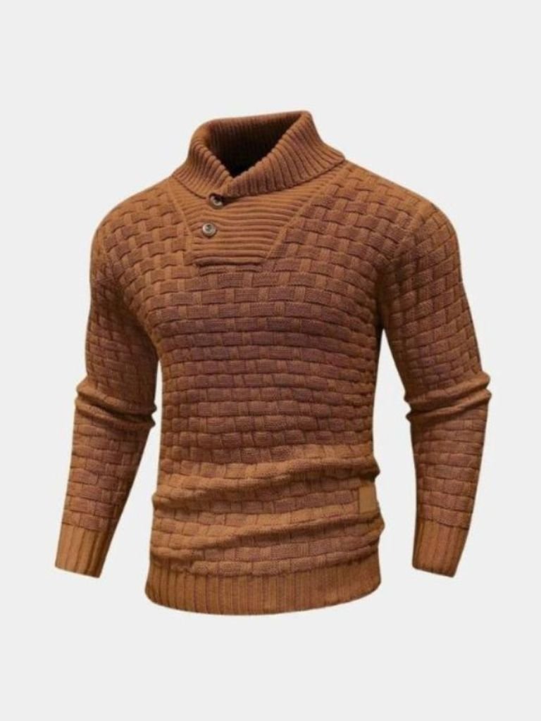 Men’s Refined Slim-Fit Soft Knit Pullover