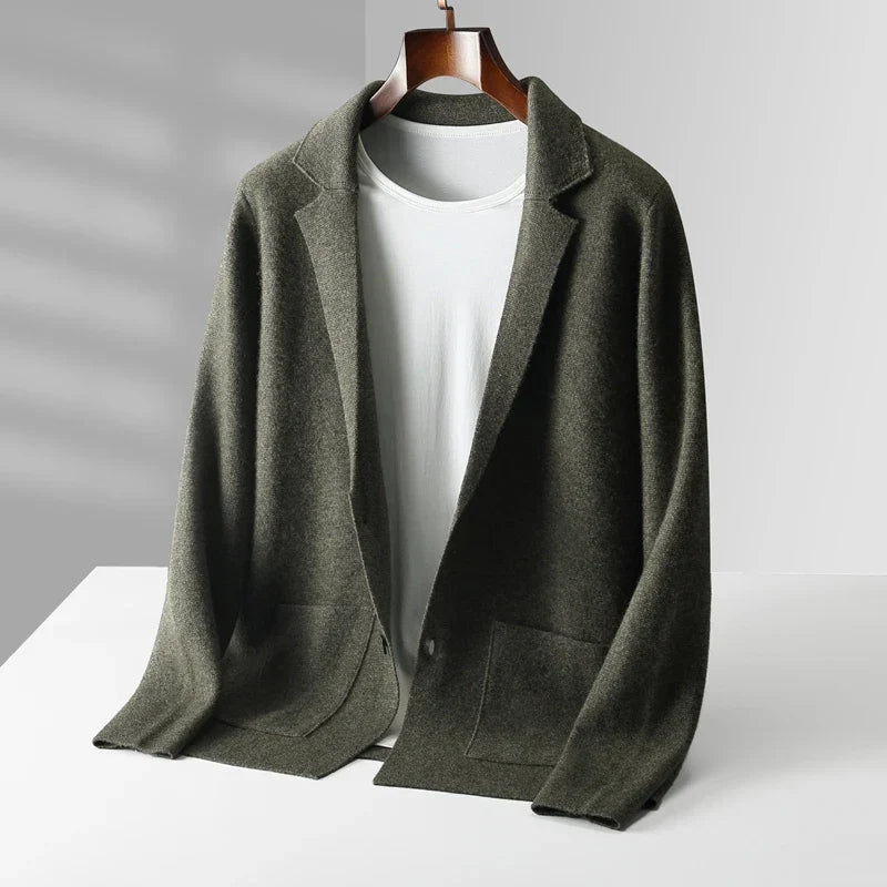 Men’s Pure Cashmere Tailored Button Cardigan