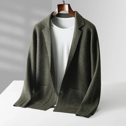 Men’s Pure Cashmere Tailored Button Cardigan