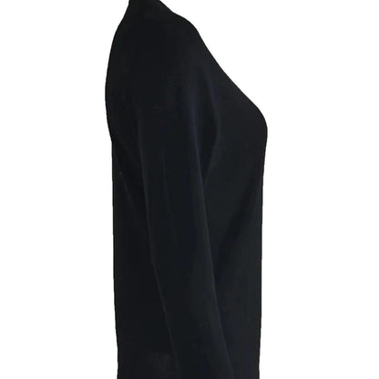 Women’s Slim-Fit Deep V-Neck Cotton Blend Top with Sleeve Buttons