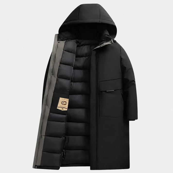 Men’s Longline Hooded Winter Parka