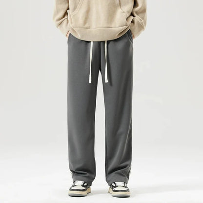 Men’s Relaxed Sweatpants with Triple-Stripe Side Detail