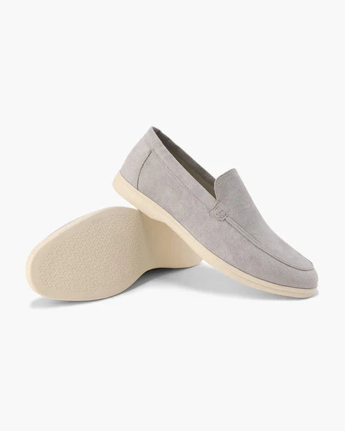 Men’s Soft Suede-Style Slip-On Loafers with Lightweight Sole