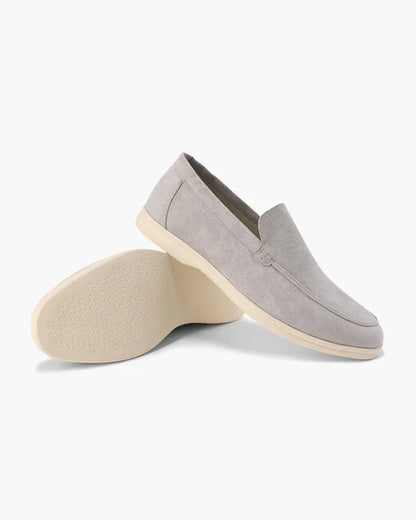 Men’s Soft Suede-Style Slip-On Loafers with Lightweight Sole