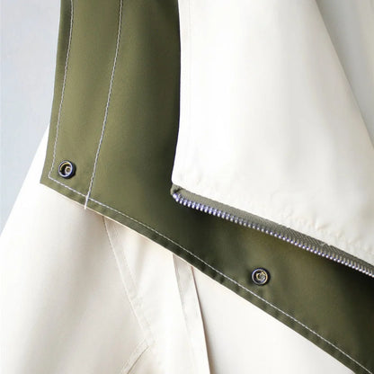 Women's Elegant Windproof Jacket with Weather-Resistant Protection