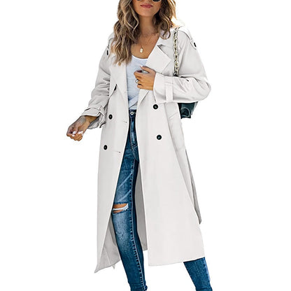 Women’s Longline Transitional Trench Coat