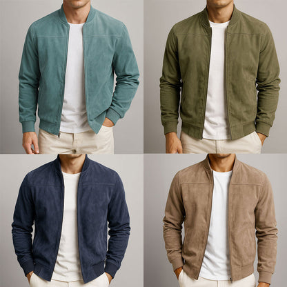 Men’s Relaxed Suede Urban Jacket