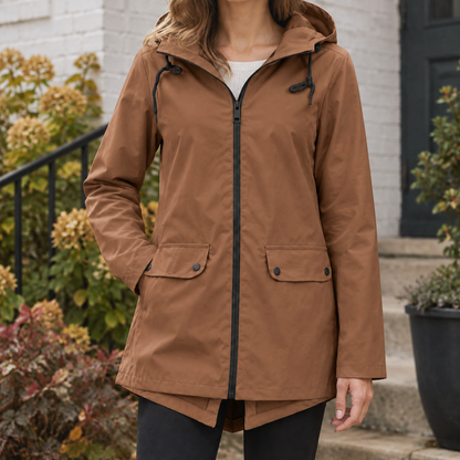 Women’s Lightweight Hooded Fishtail Jacket